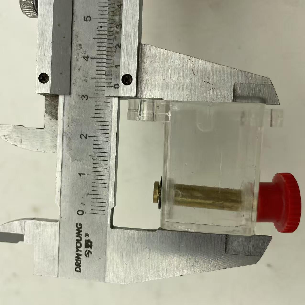 Embroidery Machine Solenoid Cover - Transparent Plastic, Height 33