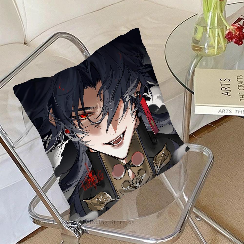 Anime Game Honkai Star Rail Blade Pillow Case Fashion Square Pillowcase Bedroom Sofa Room Ins Decoration Leisure Cushion Cover
