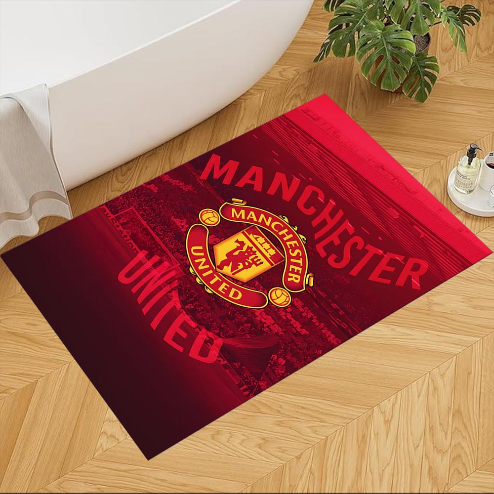 Manchester United Pride Decorative Area Rug Soft Plush Water-resistant & Washable Pet-friendly Living Room Elegant Luxury Rug Festive Decor Gift