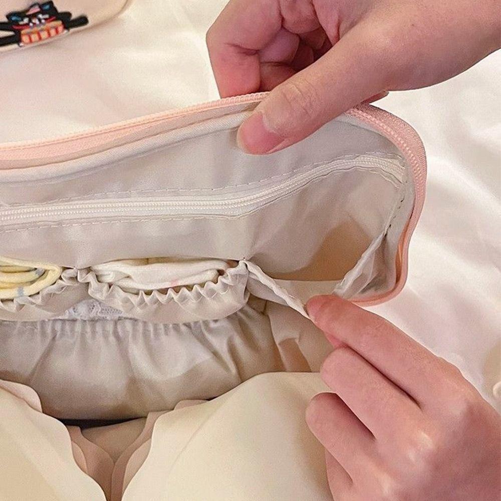 Waterproof Underwear Storage Bag Cute Cat Sock Packaging Bag New Travel Bra Organizer  Travel