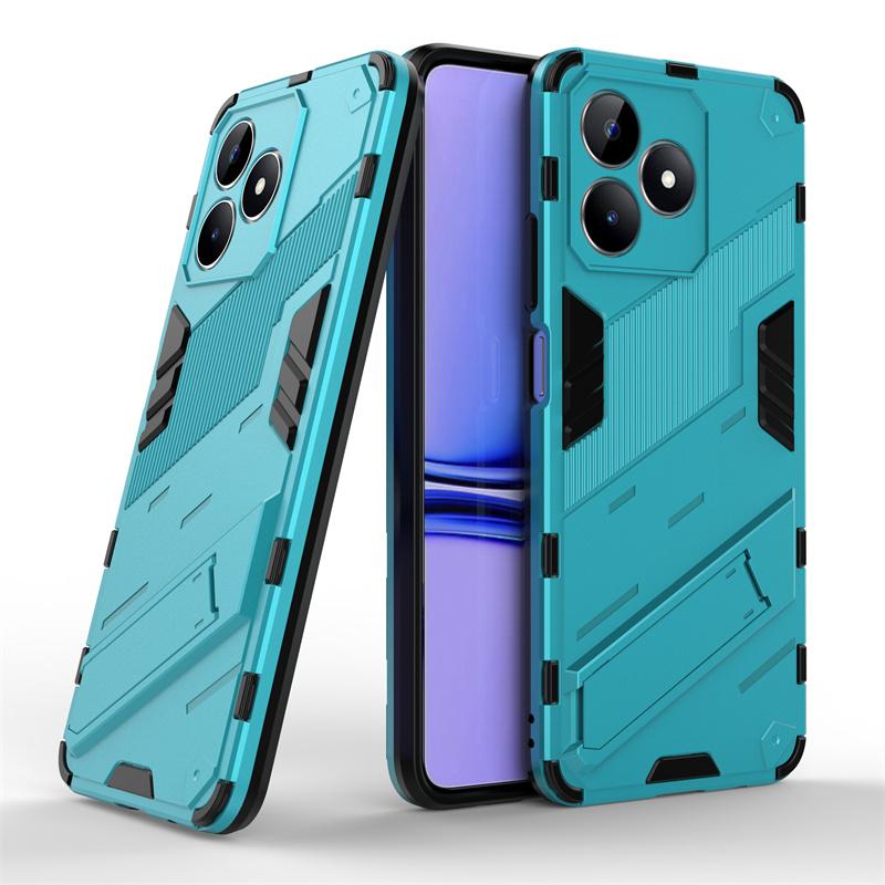 For OPPO Realme C51 Cover Case Realme C51 Capas Shockproof Armor Phone Bumper Kickstand Back Holder Cover Realme C 51 C51 Fundas