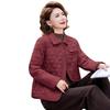 Padded jacket, fashionable new padded jacket, medium and old women's top, short light lapel padded jacket, women's