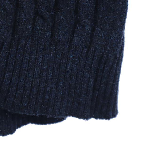 Jantzen 70er Vintage Strick-Cardigan mit langen Ärmeln M Marineblau System Damen Gebraucht