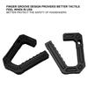 KIMISS Wrangler JK Aluminum Alloy Front Grab Handle Replacement (2007-2018) - Gripper Design for Stability and Convenience (Black)