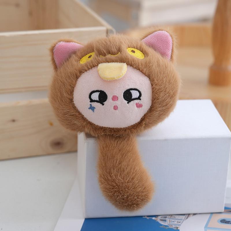 Whimsical Keychain Plush Toy Adorable Cartoon Doll Soft Pp Cotton Design Filled