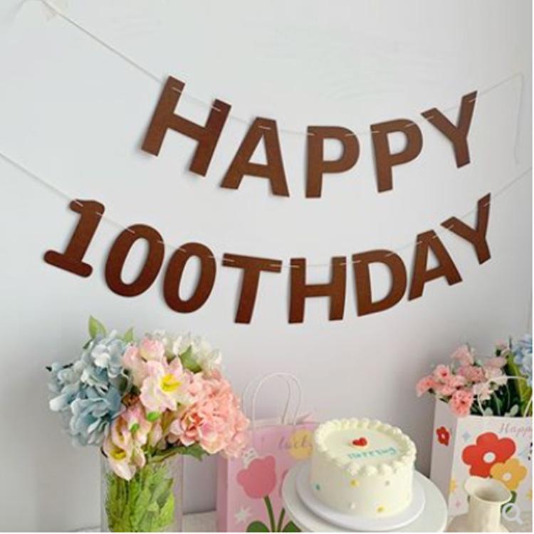 Koreanischer Stil 1. Geburtstag Vlies-Banner für Kinder