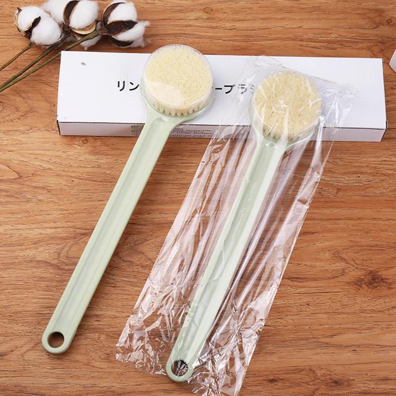 NOVÝ Plastový Kartáč na Záda do Vany a Sprchy s Dlouhou Rukojetí Drbátko Kartáče na Čištění Pokožky Těla pro Koupelnové Doplňky Čisticí Nástroj