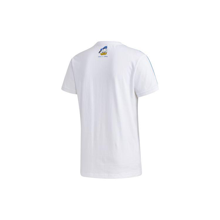 Adidas Neo Donald Duck Casual Crew Neck T-Shirt Men Tops White GJ5648
