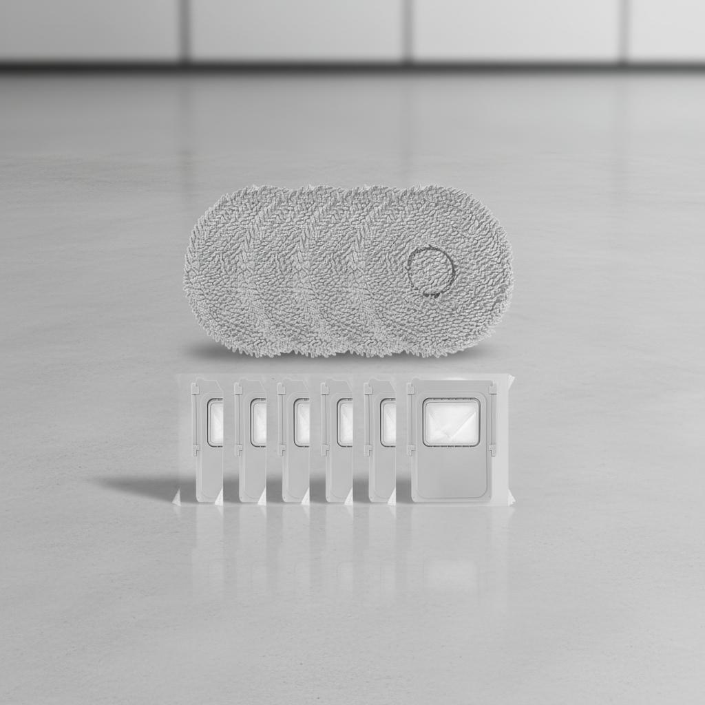 Mop Cloth With Dust Bags Kit For DJI For ROMO S/For ROMO A/For ROMO P Robot Vacuum Cleaner Strong Seal Clog-Free Cleaning Kit China Mainland
