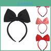 Faixa de Cabelo Infantil com Laço de Borboleta Vermelho Feito à Mão para Uso em Festas e Apresentações