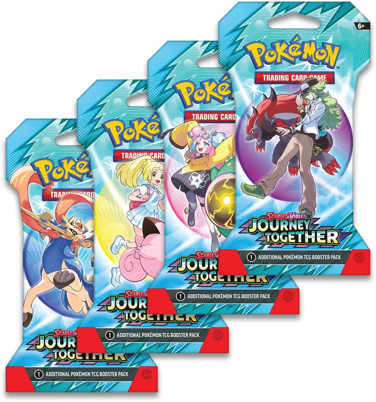 Pokemon Cards Tcg: &V - Journey Together - Sleeved Booster Pack (1 Pack)