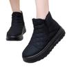 Women's Winter New Thick Sole High Top Snow Boots Round Toe Waterproof Thickened Plush Warm Soft Sole Light Ankle Cotton Boots
