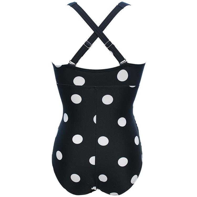 Multi-size Multi-color Polka Dot Swimsuit Slimming Triangle One-piece Swimsuit Female High Quality Unique