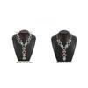 1PC Geometric Pearl Gemstone Earrings ZA Acrylic Alloy Resin Pendant Necklace Titanium Jewelry