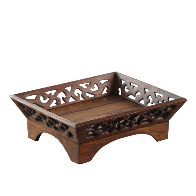 Chinese Style Solid Wood Fruit Bowl