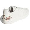 Adidas Neo Hoops 2.0 Synthetic Leather Floral Comfortable Durable Low-Top Retro Basketball Shoes Women sneaker White EF0122