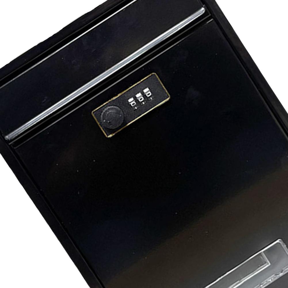Modern Wall Mailbox Wall Mounted Stainless Steel Mailbox for After Hours Deposits Payments China Mainland