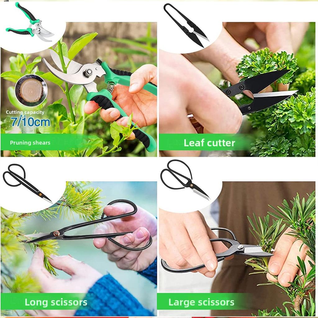 13PCS Garden Tool Set Pruning Shears Weeding Gloves Multifunctional Plant Care Succulent Kit