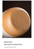 Vintage Coarse Pottery Ceramic Espresso Cup with Wooden Base, Personal Water & Tea Mug for Office