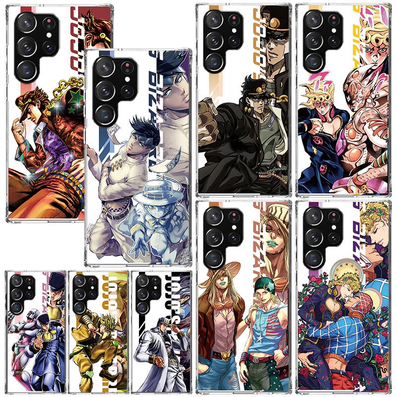 JoJo Bizarre Adventure Anime Phone Case For Samsung Galaxy S26 S25 Edge S24 FE S23 S22 Ultra S21 Plus S20 + Art Fundas Back Cove