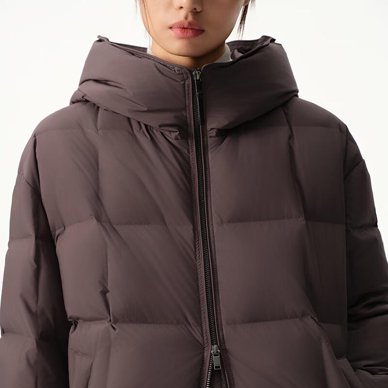 broadcast Women's Plaid Quilted Short Down Jacket