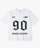 Hilukaakaibeu 90 Number Graphic Short Sleeve T-Shirt