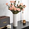 Modern Nordic White Ceramic Vase - Light Luxury Ins Style for Home Decoration and Flower Arrangement