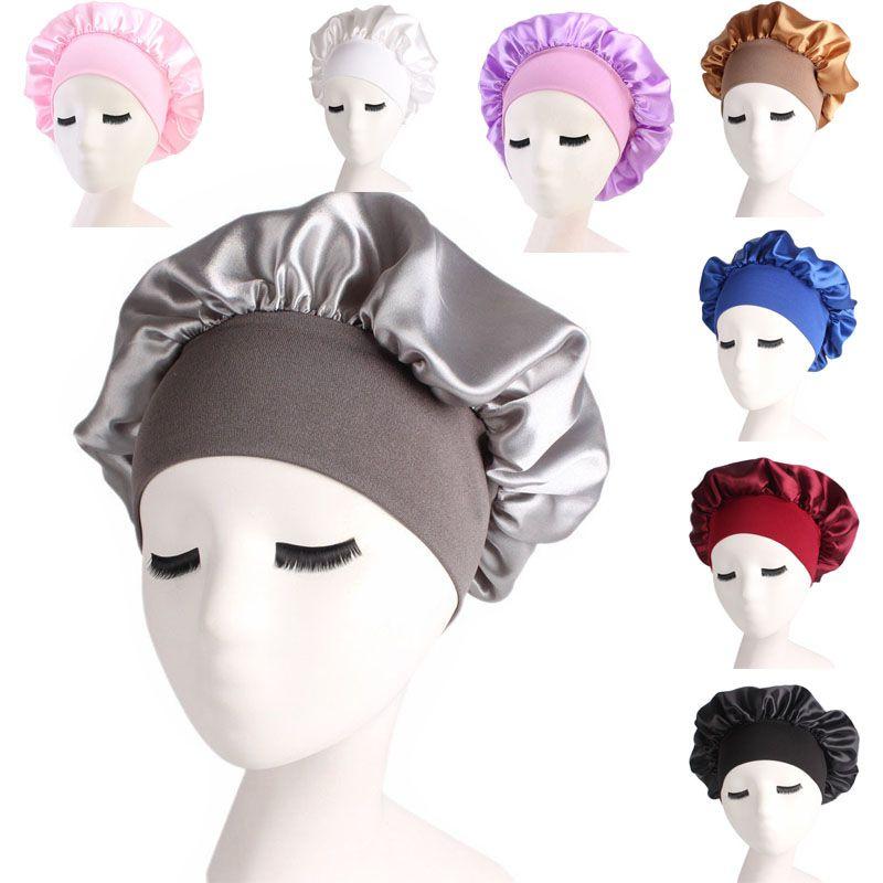 Luxurious Satin Night Sleep Cap For Women With Soft Silk Feel And Stylish Design