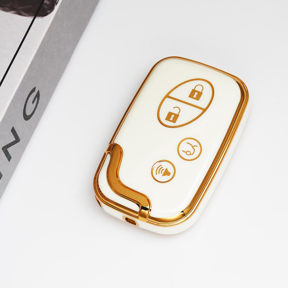 For Lexus CT200h ES 300h IS250 GX400 RX270 RX450h RX350 LX570 3 4 Buttons TPU Protection Case Key Cover Fob