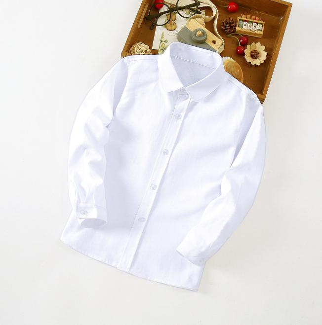 

Милая белая рубашка с бантом для девочек, детская белая рубашка JK, одежда для выступлений, белая рубашка для детей среднего возраста, весенне-осенняя рубашка с коротким рукавом 150 белый