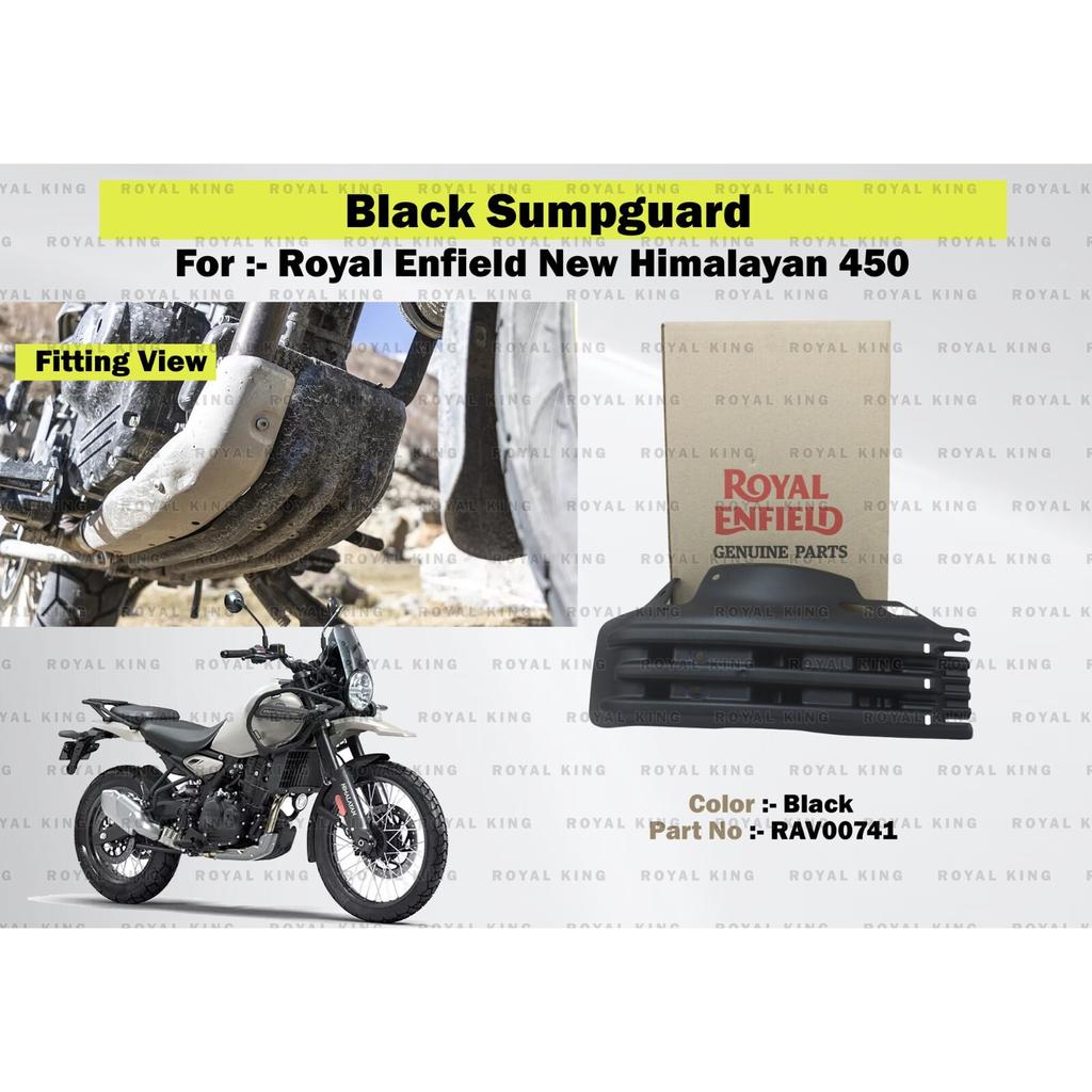 Royal Enfield "Sump guard Black For New Himalayan 450"