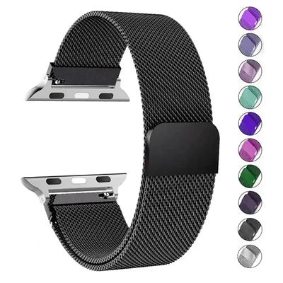 Curea milaneză pentru Apple Watch Band 49mm 45mm 44mm 42mm 41mm 40mm 38mm 49 44mm Bratara iWatch Series 9 3 6 5 SE 7 8 Ultra 2 Curea