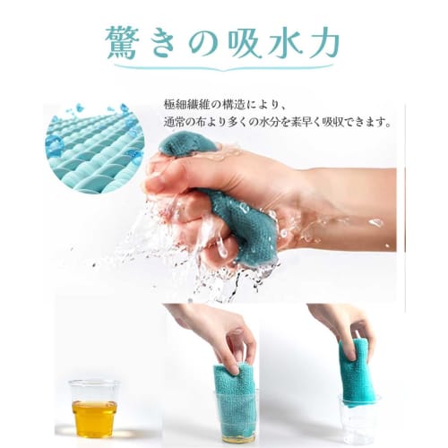 Disposable Microfiber Cloths, 20 Sheets, for Kitchen, Car Wash, and Glasses Cleaning. Static-Cling Microfiber Kitchen Towels. Highly Absorbent, Durabl