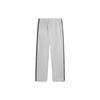 Li Ning Sports Fashion Series Casual Versatile Straight Leg Lace-Up Brand Logo Winter Knitted Sports Pants Unisex Pants Flower-Gray AKLU867-2