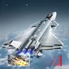 576pcs Military Series Air Force J-20 Stealth Fighter Children's Building Block Toys No Box