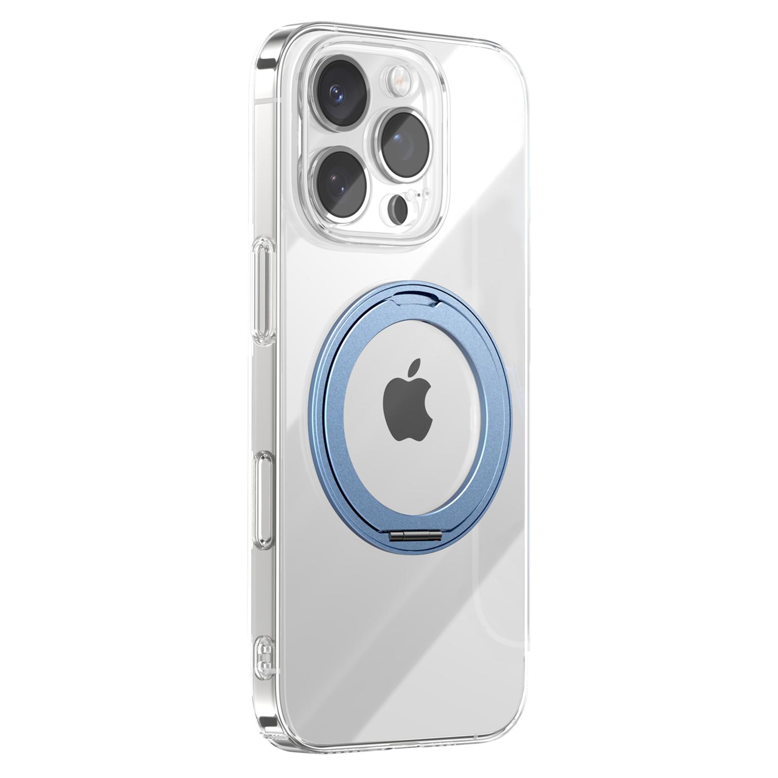 

JOYROOM Чехол для iPhone 16 Pro Магнитная вращающаяся подставка Ультратонкая ПК накладка для телефона Blue