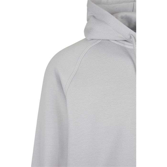 Sweatshirt à capuche - Urban Classics - Grandes tailles - Gris clair - Manches longues - Homme