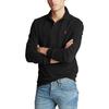 Polo Ralph Lauren Solid Logo Embroidered Long Sleeve Polo Shirt Men Tops Black MNPOKNI16820362-001