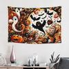 Halloween Witch Party Night Print Tapestry Room decoration Home Decoration Tapestry Decor Accessories Cute Room Decor