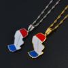Anniyo Paraguay Map Flag Pendant Necklaces Paraguay Rohaihu Maps Jewelry Paraguayan #244721