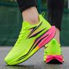 Męskie Specjalistyczne Buty do Biegania Maratońskiego z Płytką Węglową Oddychające Lekkie Damskie Wygodne Sportowe Antypoślizgowe Trampki