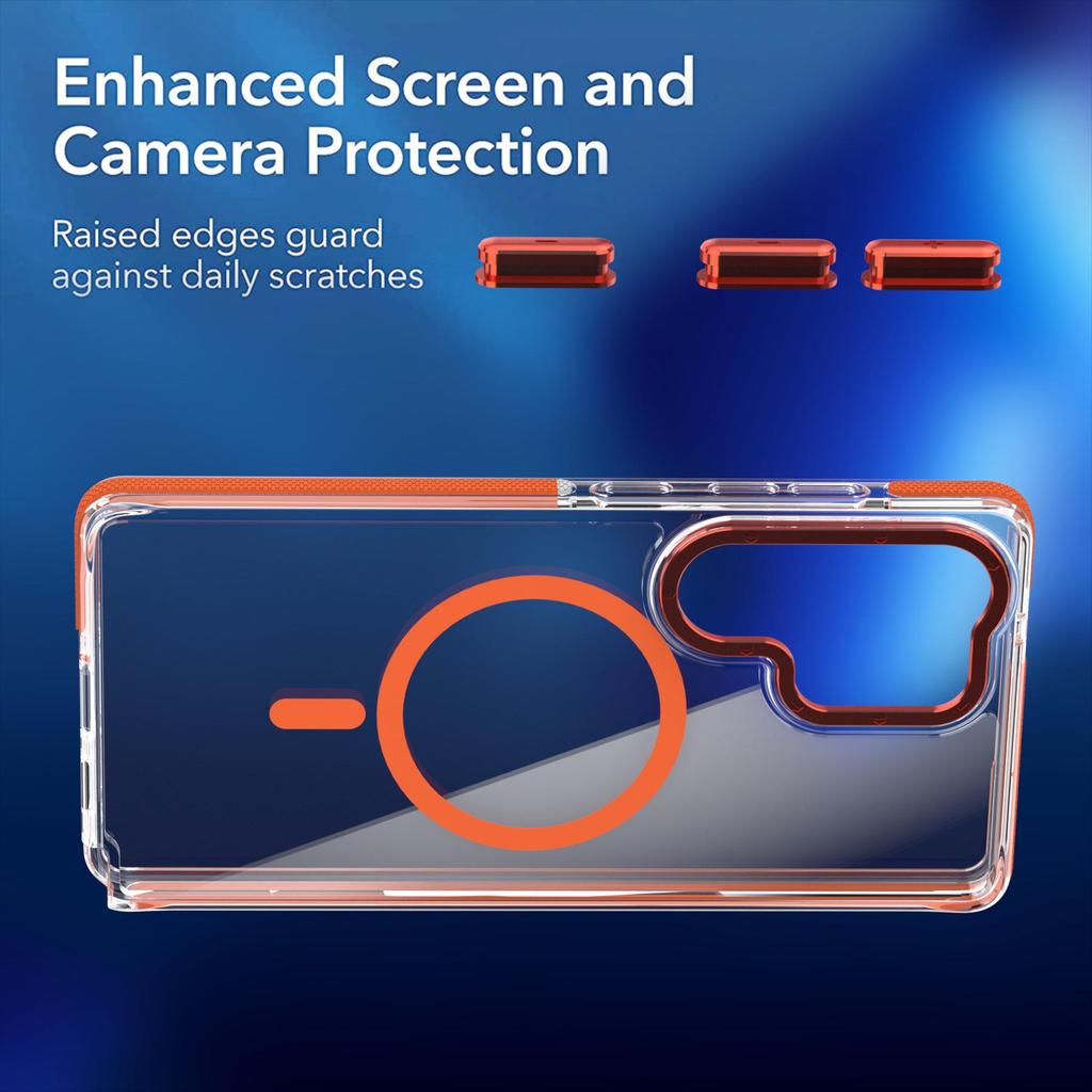 Samsung S25 Ultra/S23 FE/A53 Dual-Color Magnetic Drop-Proof Phone Case
