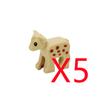MOC Urban Zoo Model Farm Scene Building Block Accessories Owl Sheep Wolf Pig Flamingo Elephant Camel Children Brick Toy Gift R69