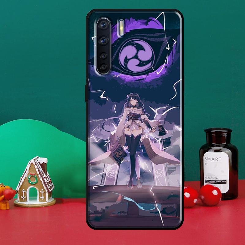 Genshin Impact Raiden Shogun Baal für OPPO A15 A83 A91 A93 A1K A3S A5S A52 A72 A54 A74 A94 A31 A5 A9 A53S 2020 Handyhülle