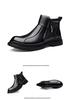 2025 New Men's High-Top Wool-Lined Winter Leather Casual Boots