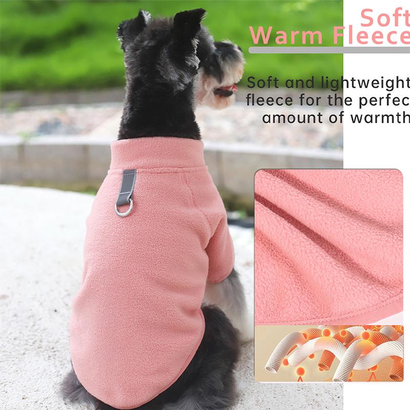 Winter Warm Fleece Pet Dog Clothes For Small Dogs Puppy Cat Jacket Chihuahua French Bulldog Pug Coat Yorkie Vest Jacket