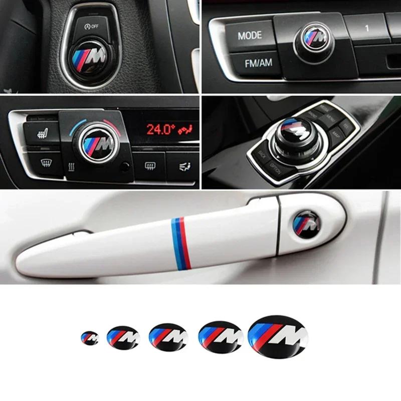 For BMW M 1pcs M Performance Car Interior Sticker Car Decoration For Bmw M Sticker X1 X3 X4 X5 X6 E46 E90 F20 E60 E39 F10 Car Ac