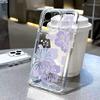 For iPhone 11 Case iPhone 15 13 12 14 Pro Max XR XS X 7 8 15 Plus SE 2020 Colorful Hand-Painted Flower Printed Soft Phone Case