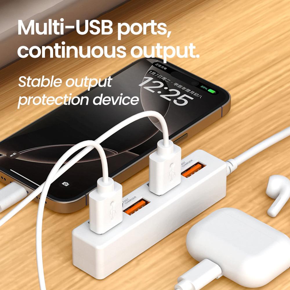 1-Port USB Sockets Desktop Charging USB HUB USB Splitter High Speed Hub USB 1.1 Splitter Converter For PC Computer Accessories