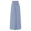 Summer New Women's Wide Leg Pants with Elastic Waistband, Wide Leg High Waist Long Skirt Pants